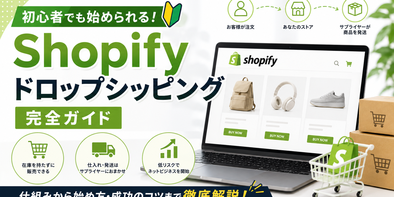 【2026年版】Shopify ドロップシッピングとPODの始め方を徹底解説