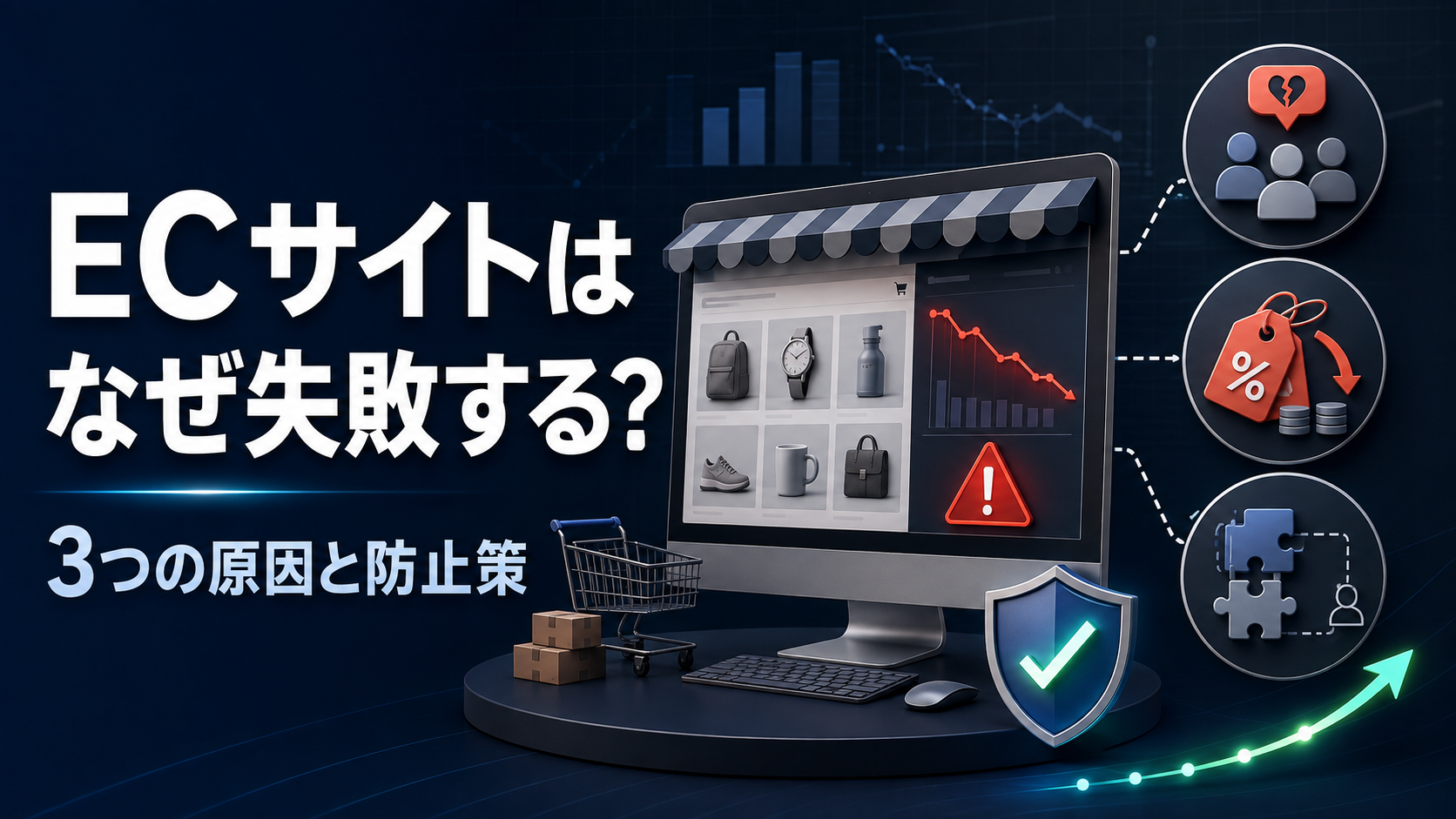 ECサイトプロジェクトはなぜ失敗する？3つの原因と防止策